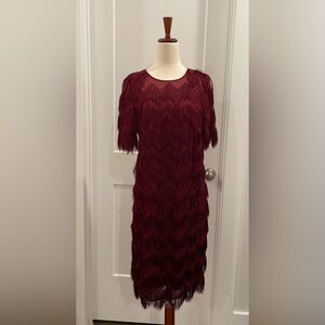 Akris punto Layered Fringe  Size 6